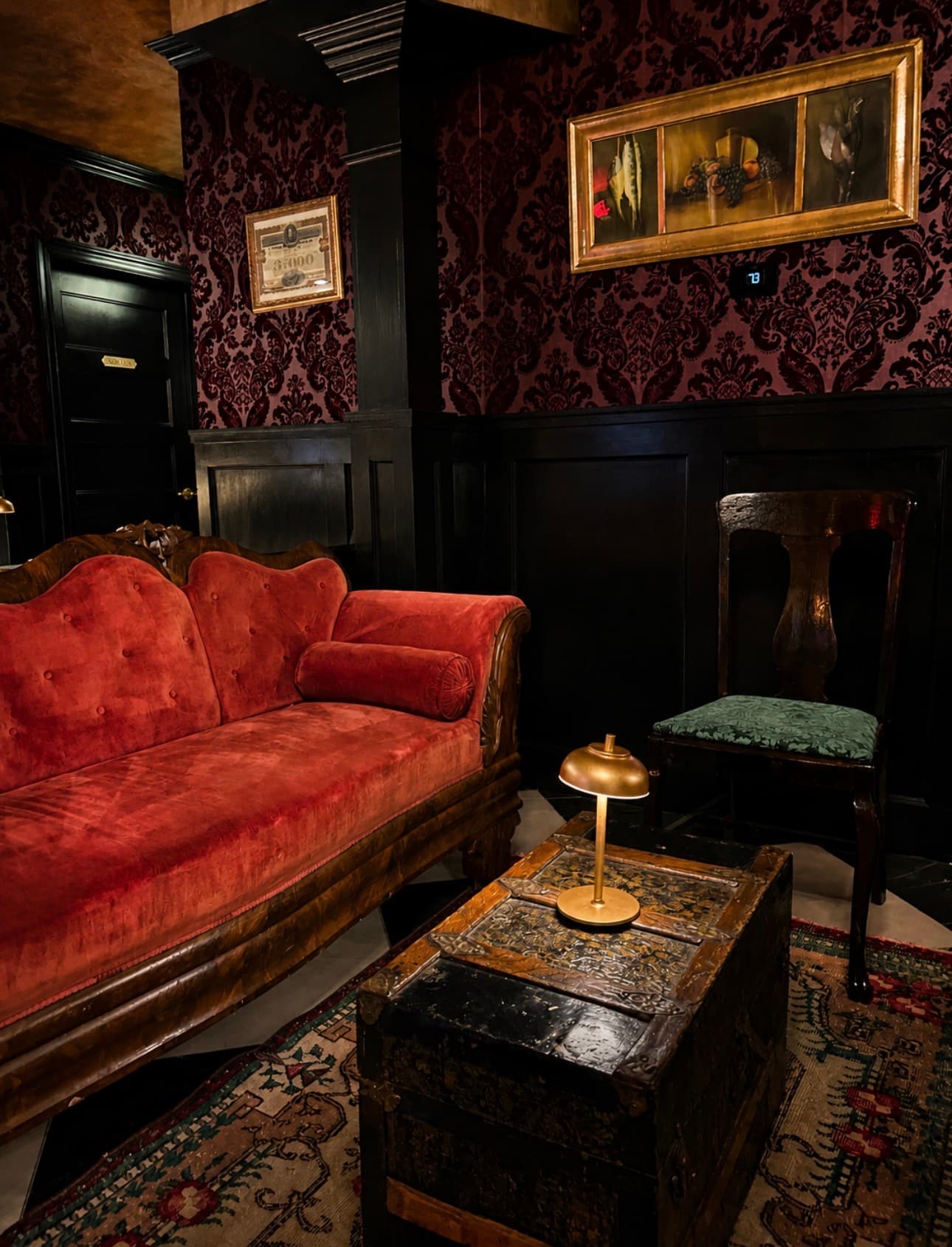 The Archive Lounge bar detail