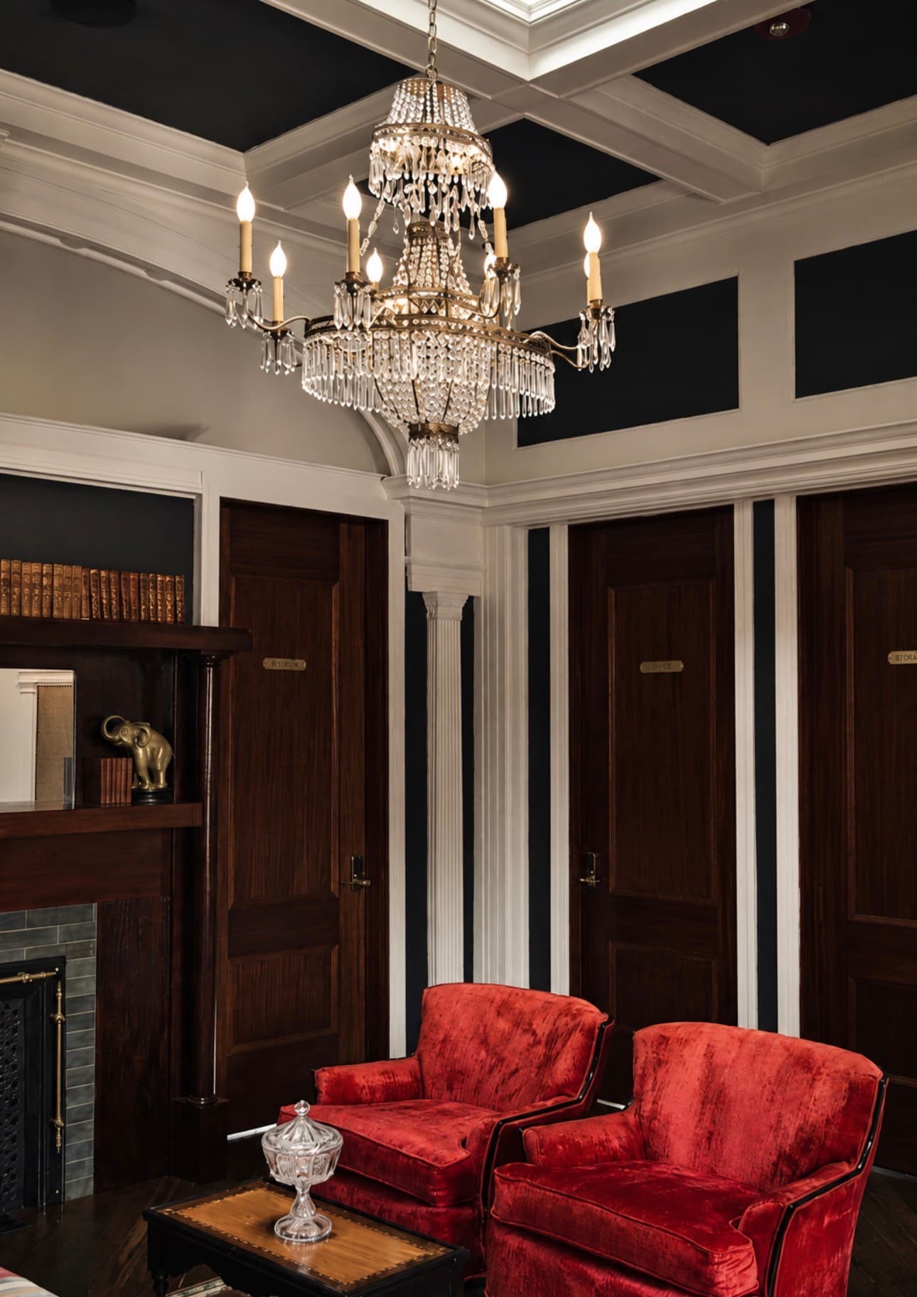 Private events at The Library Historic Hotel — hosting intimate weddings, engagements, book clubs, and buyouts inside a restored 1904 Carnegie library